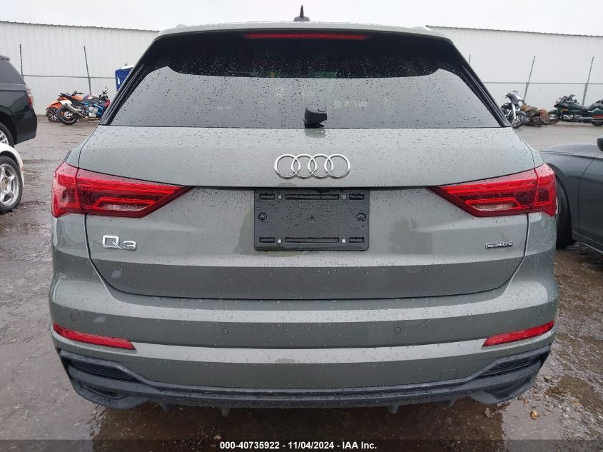 2021 Audi Q3 Premium Plus 45 Tfsi S Line Quattro Tiptronic VIN: WA1EECF37M1153754 Lot: 40735922