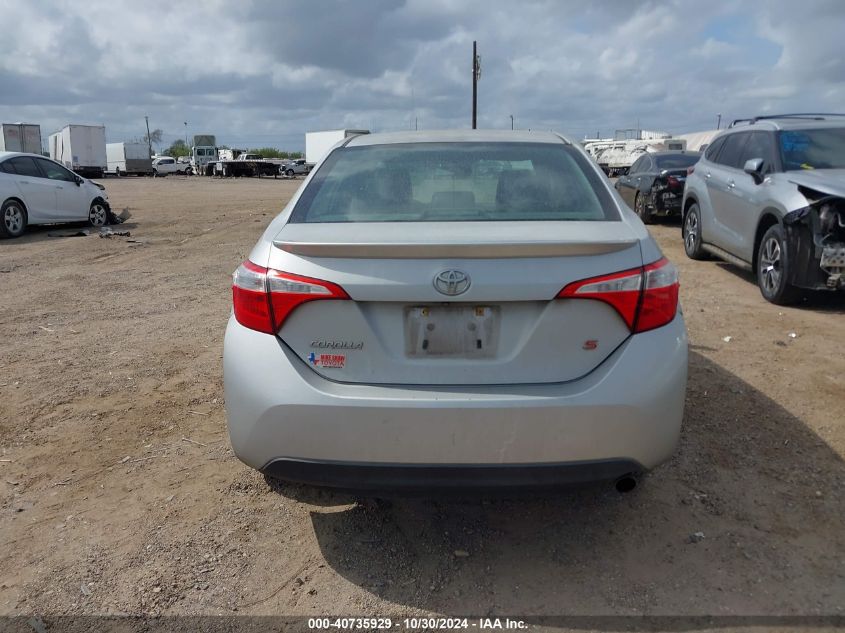 2015 Toyota Corolla S VIN: 2T1BURHE1FC407082 Lot: 40735929