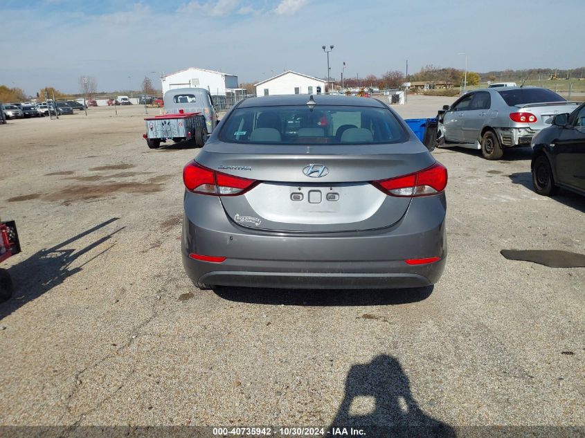 2014 Hyundai Elantra Se VIN: 5NPDH4AE1EH488512 Lot: 40735942