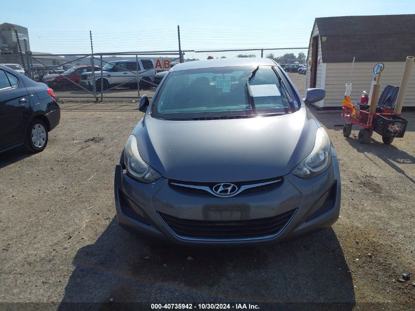 2014 Hyundai Elantra Se VIN: 5NPDH4AE1EH488512 Lot: 40735942