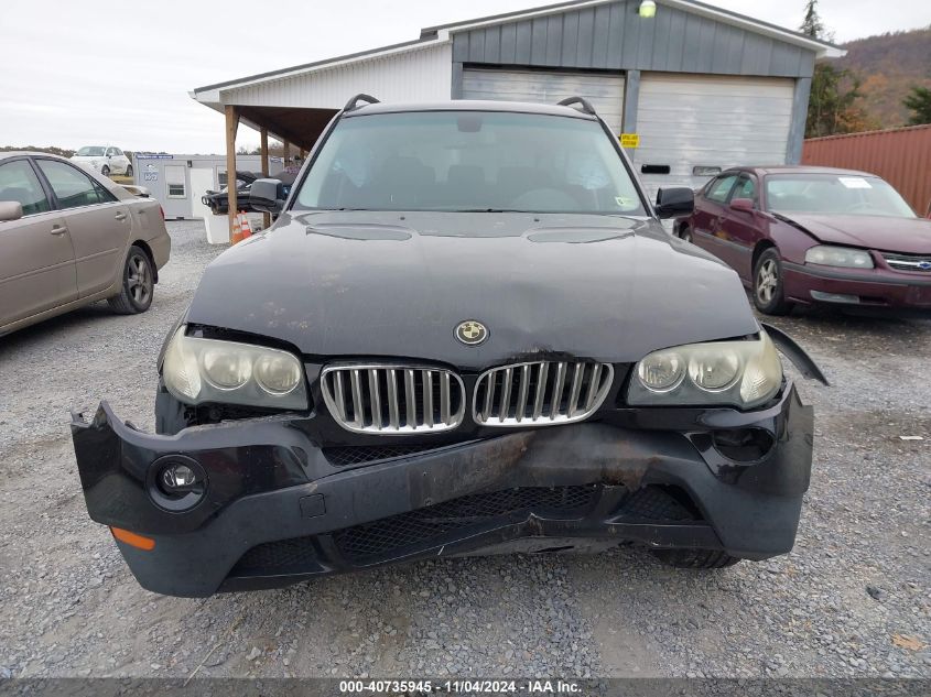 2007 BMW X3 3.0Si VIN: WBXPC93427WF20626 Lot: 40735945