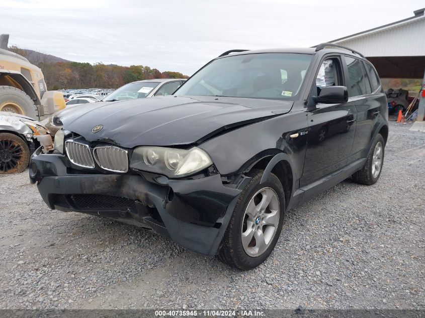 2007 BMW X3 3.0Si VIN: WBXPC93427WF20626 Lot: 40735945