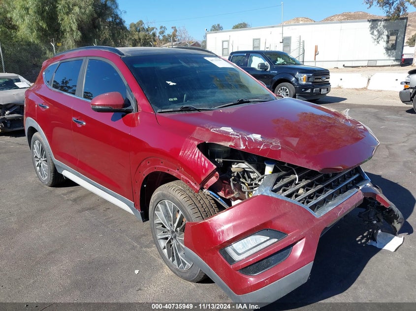 Vin: km8j33al4ku939567, lot: 41225359, hyundai tucson ultimate 20191