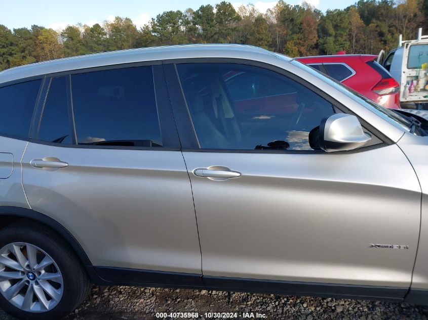 2014 BMW X3 xDrive28I VIN: 5UXWX9C59E0D34103 Lot: 40735968