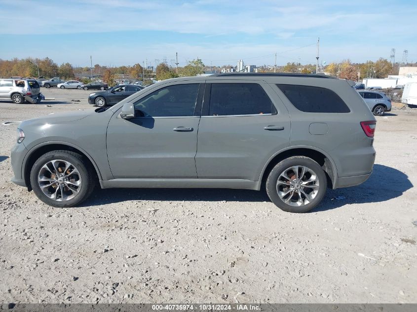 2020 Dodge Durango Gt Plus Awd VIN: 1C4RDJDG5LC107492 Lot: 40735974