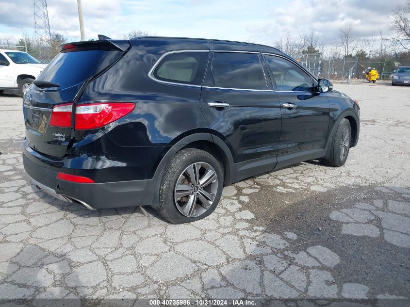 2015 Hyundai Santa Fe Limited VIN: KM8SRDHF3FU093950 Lot: 40735986