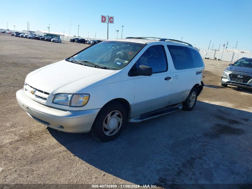 2000 Toyota Sienna Xle VIN: 4T3ZF13C1YU295473 Lot: 40735989