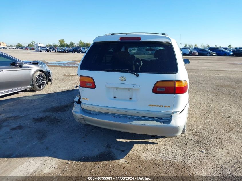 2000 Toyota Sienna Xle VIN: 4T3ZF13C1YU295473 Lot: 40735989