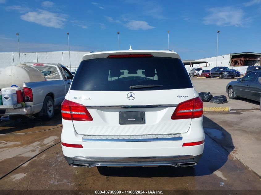 2018 Mercedes-Benz Gls 450 4Matic VIN: 4JGDF6EE5JB112754 Lot: 40735990