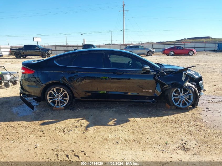 2017 Ford Fusion Hybrid Se VIN: 3FA6P0LU2HR374096 Lot: 40736020