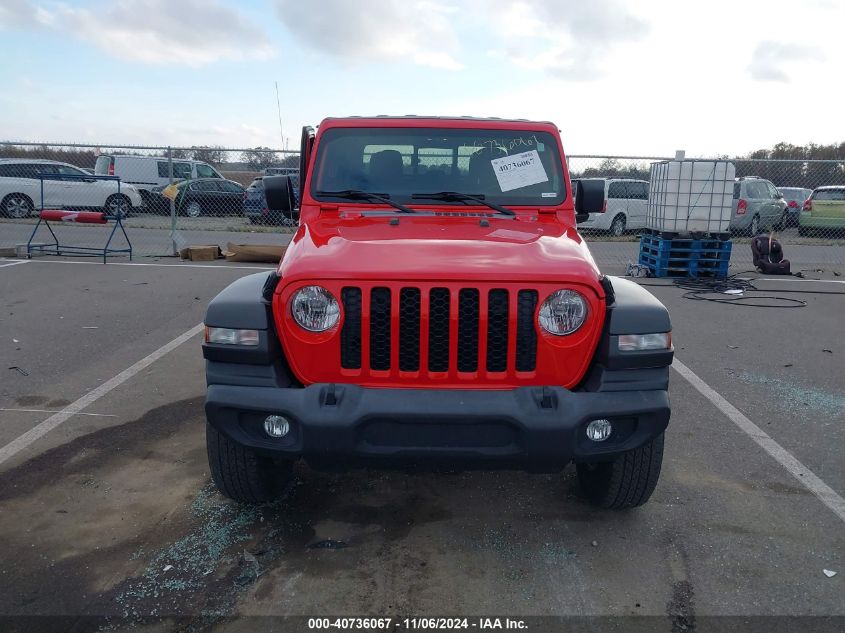 2020 Jeep Gladiator Sport S 4X4 VIN: 1C6JJTAG1LL132998 Lot: 40736067