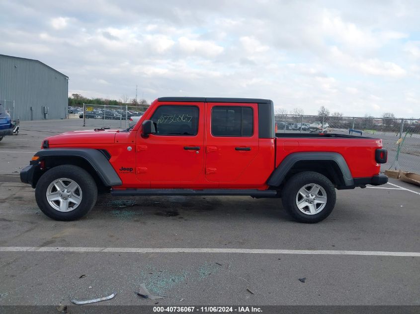 2020 Jeep Gladiator Sport S 4X4 VIN: 1C6JJTAG1LL132998 Lot: 40736067