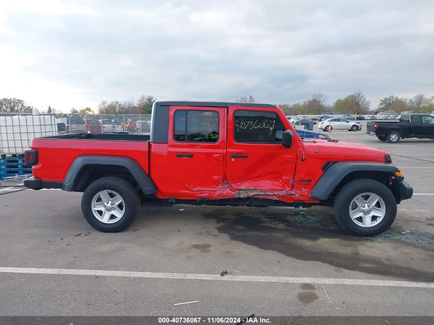 2020 Jeep Gladiator Sport S 4X4 VIN: 1C6JJTAG1LL132998 Lot: 40736067