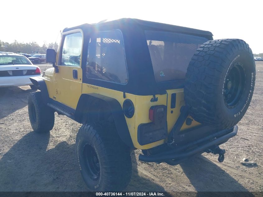 2000 Jeep Wrangler Sport VIN: 1J4FA49S6YP753628 Lot: 40736144