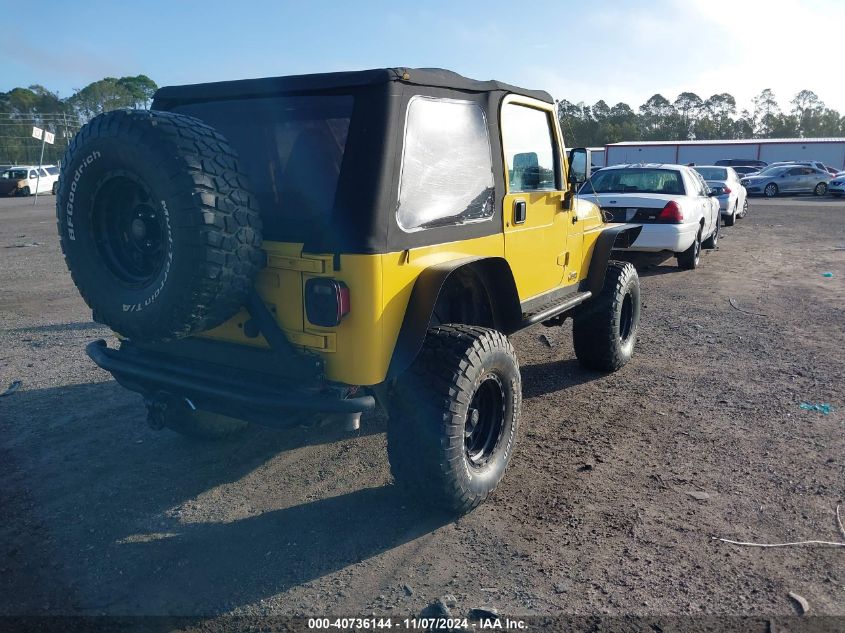 2000 Jeep Wrangler Sport VIN: 1J4FA49S6YP753628 Lot: 40736144