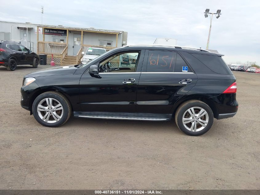 2013 Mercedes-Benz Ml 350 4Matic VIN: 4JGDA5HB7DA264376 Lot: 40736151