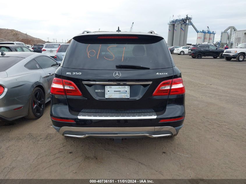 2013 Mercedes-Benz Ml 350 4Matic VIN: 4JGDA5HB7DA264376 Lot: 40736151