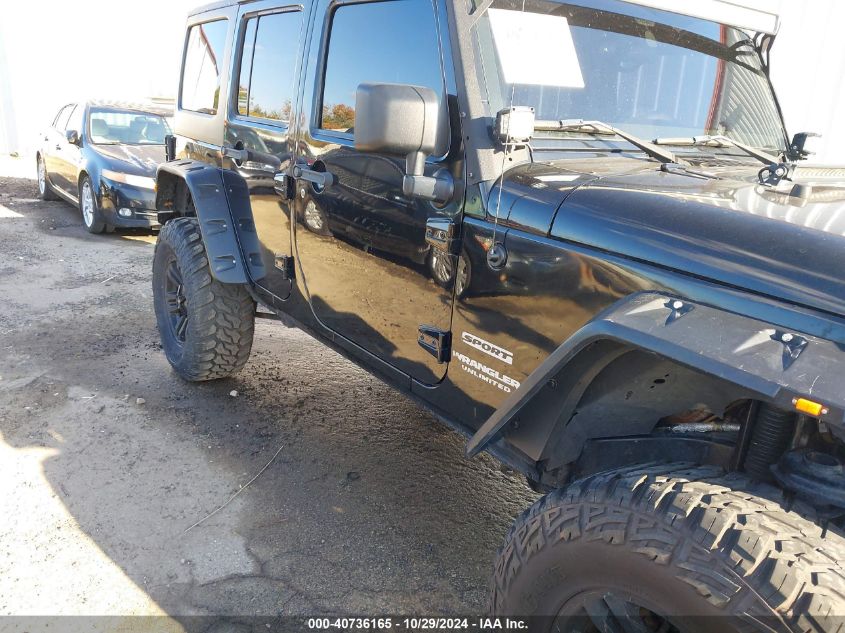 2012 Jeep Wrangler Unlimited Sport VIN: 1C4BJWDGXCL132640 Lot: 40736165