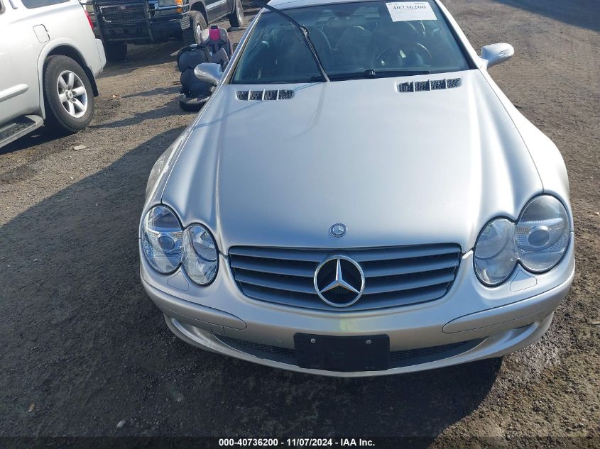 2004 Mercedes-Benz Sl 500 VIN: WDBSK75F54F069454 Lot: 40736200