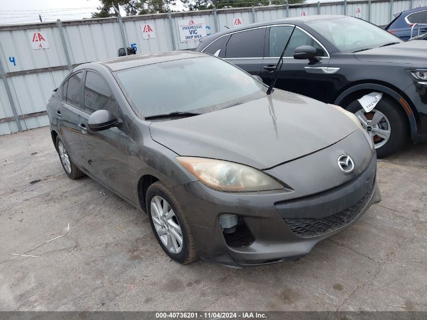 Vin: jm1bl1v79c1572887, lot: 41225611, mazda mazda3 i touring 20121