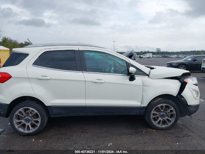 2020 Ford Ecosport Titanium VIN: MAJ6S3KL8LC359957 Lot: 40736221