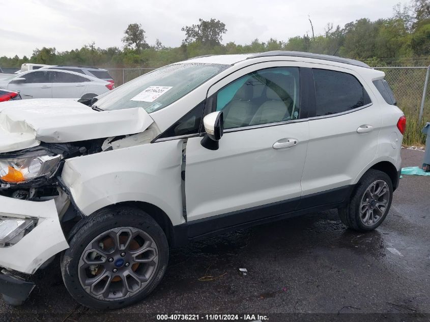 2020 Ford Ecosport Titanium VIN: MAJ6S3KL8LC359957 Lot: 40736221