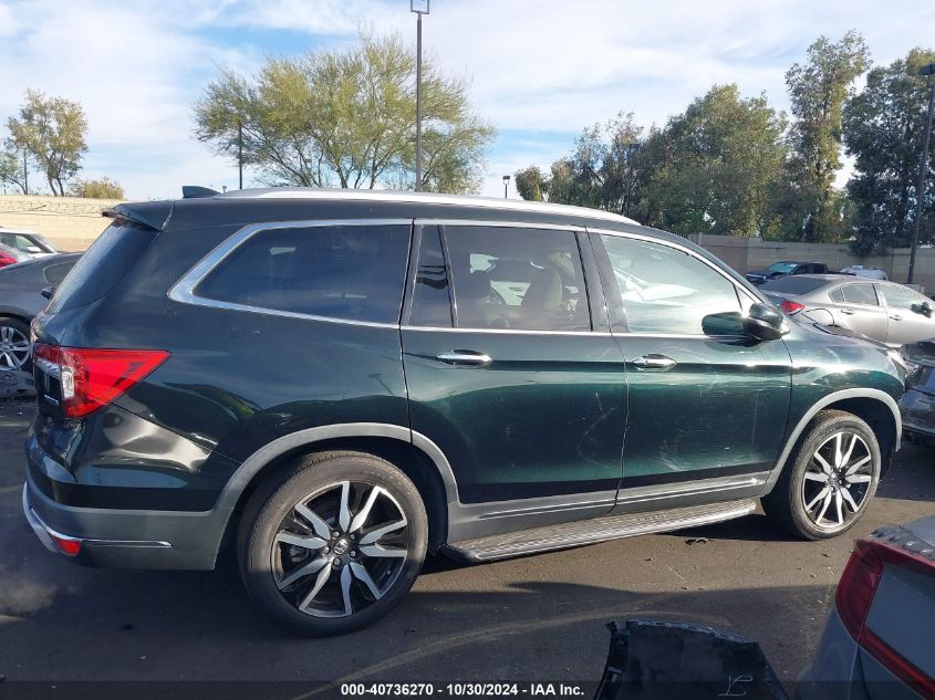 2019 Honda Pilot Touring VIN: 5FNYF5H94KB002582 Lot: 40736270