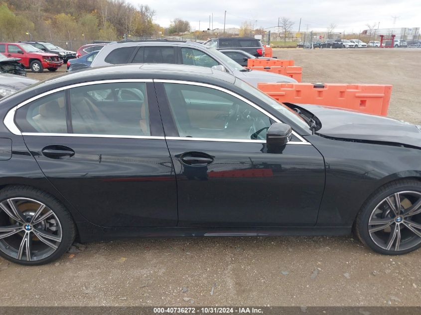 2021 BMW 330I xDrive VIN: 3MW5R7J09M8B77500 Lot: 40736272