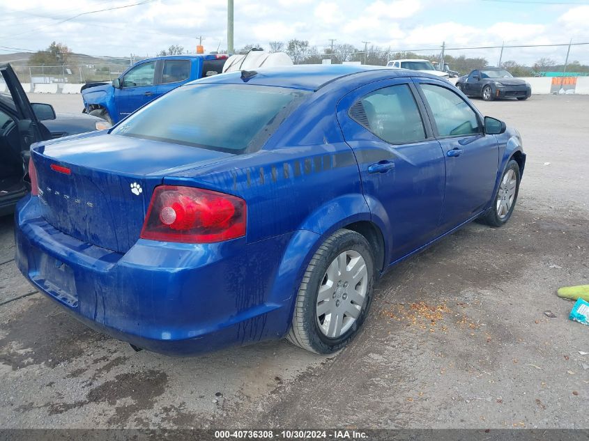 2014 Dodge Avenger Se VIN: 1C3CDZAB4EN238518 Lot: 40736308