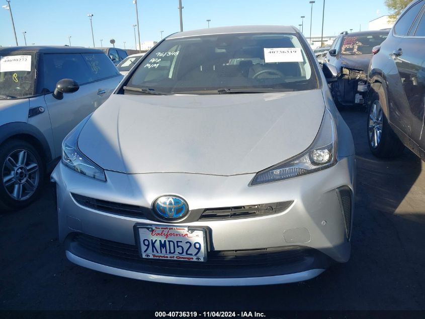 2021 Toyota Prius Le VIN: JTDKAMFU6M3131672 Lot: 40736319