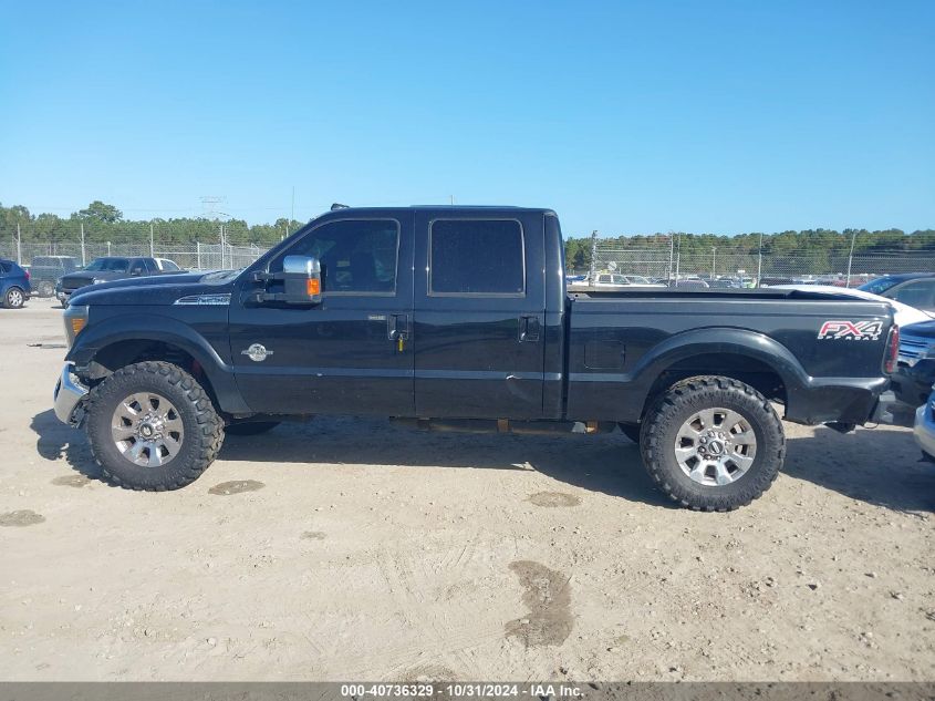 2015 Ford F-250 Lariat VIN: 1FT7W2BT8FEA44274 Lot: 40736329