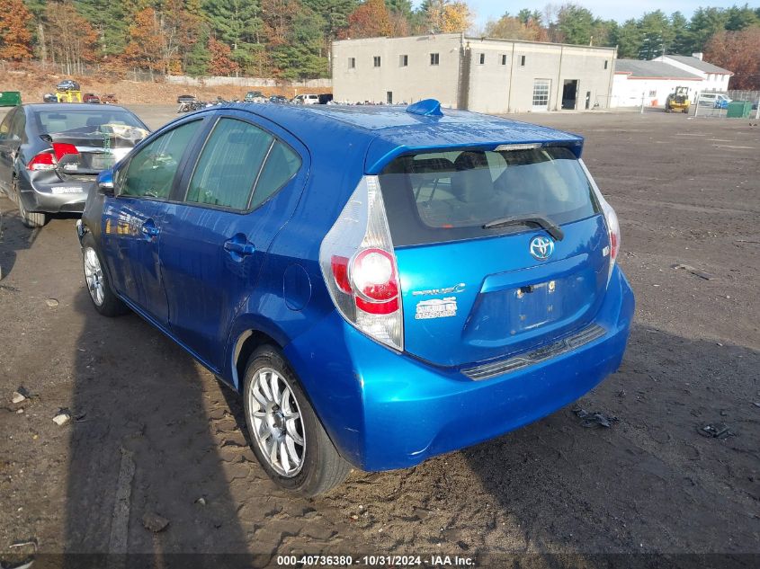 2012 Toyota Prius C Three VIN: JTDKDTB36C1515573 Lot: 40736380