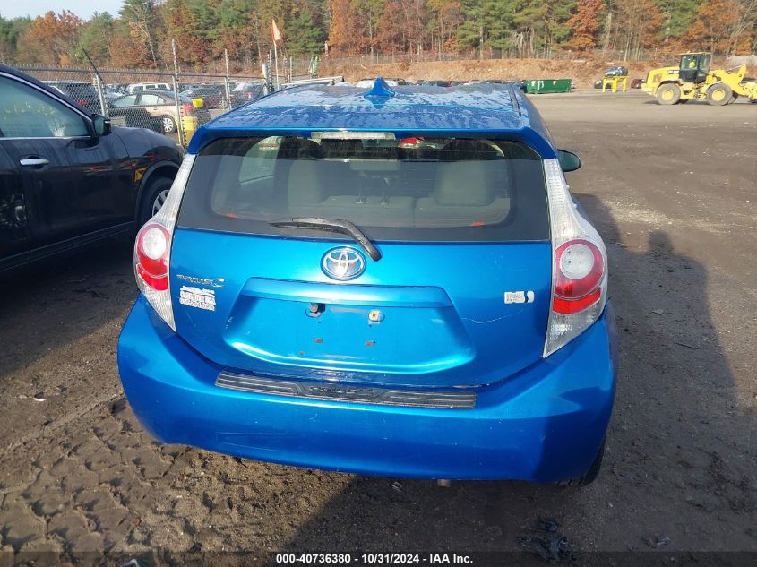 2012 Toyota Prius C Three VIN: JTDKDTB36C1515573 Lot: 40736380