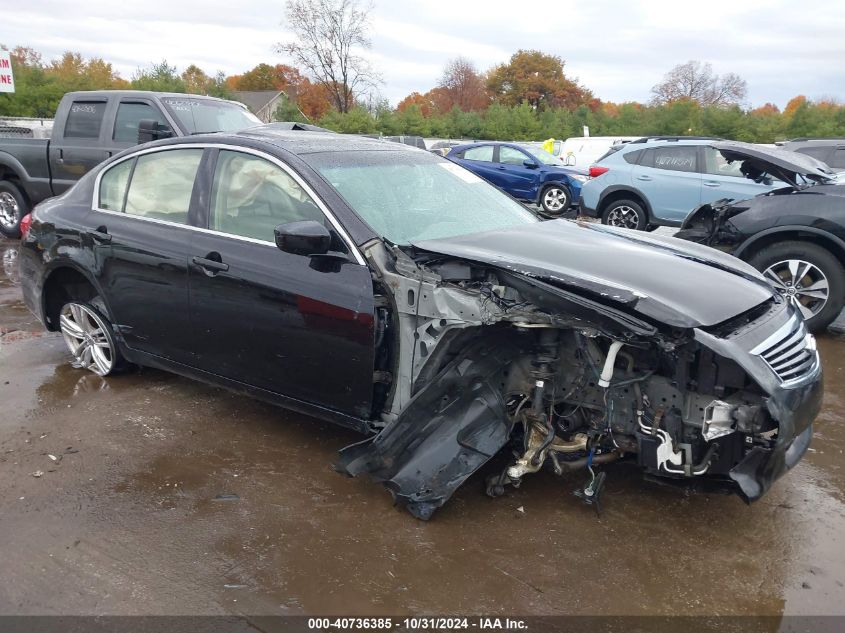 2012 Infiniti G37X VIN: JN1CV6AR8CM672399 Lot: 40736385