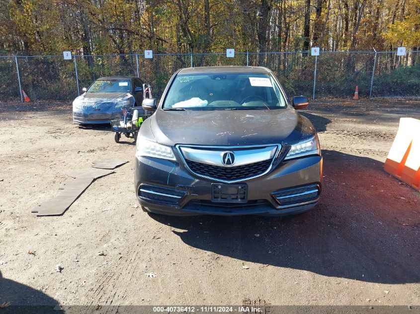 2014 Acura Mdx Technology Package VIN: 5FRYD3H43EB004034 Lot: 40736412