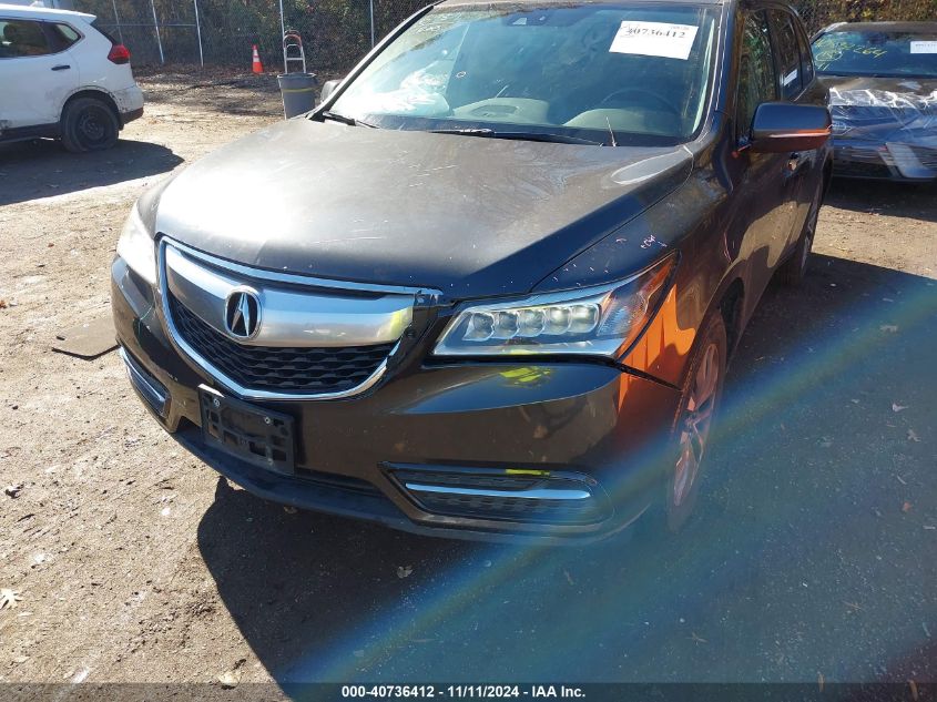 2014 Acura Mdx Technology Package VIN: 5FRYD3H43EB004034 Lot: 40736412