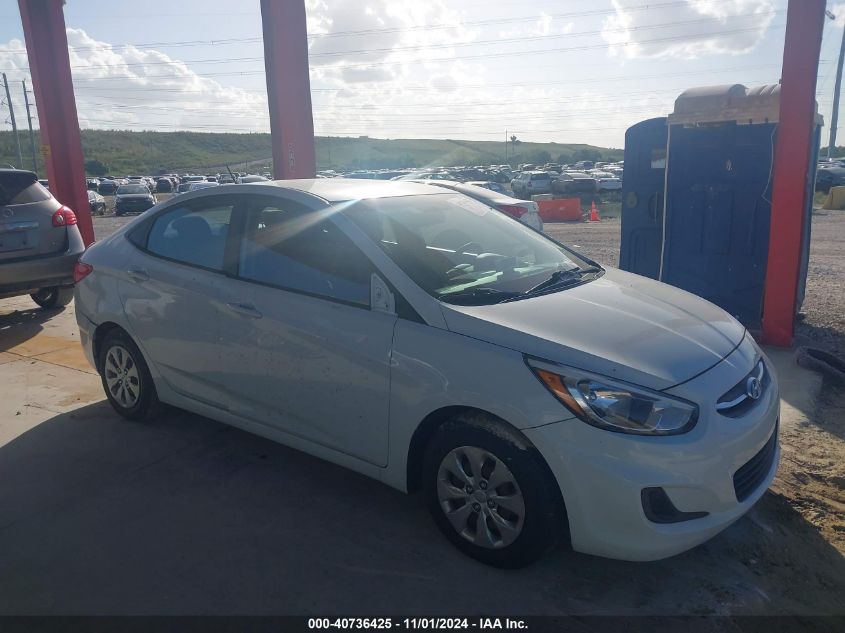 2017 Hyundai Accent Se VIN: KMHCT4AE7HU366611 Lot: 40736425