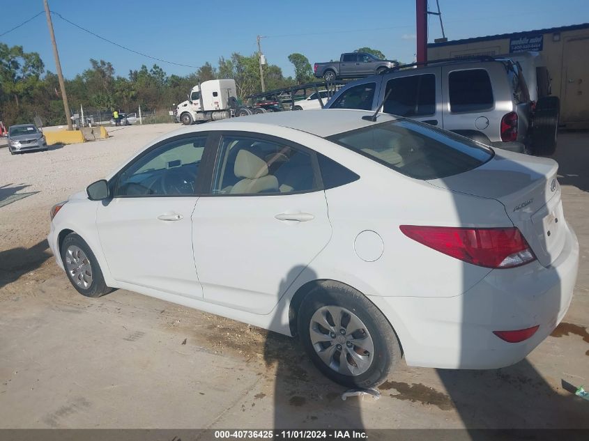 2017 Hyundai Accent Se VIN: KMHCT4AE7HU366611 Lot: 40736425