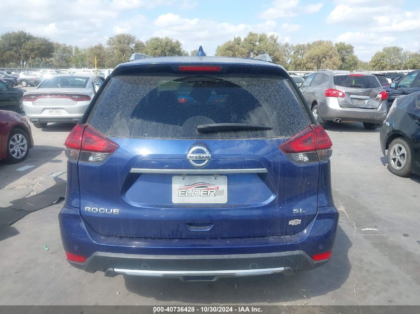 2020 Nissan Rogue Sl Fwd VIN: 5N1AT2MT7LC717599 Lot: 40736428