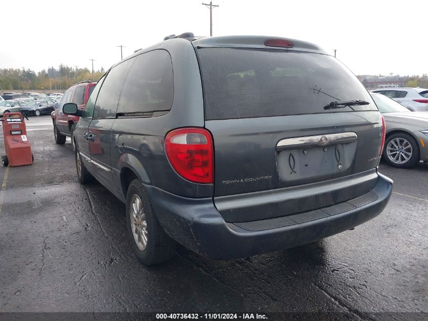 2001 Chrysler Town & Country Limited VIN: 2C8GP64LX1R242205 Lot: 40736432