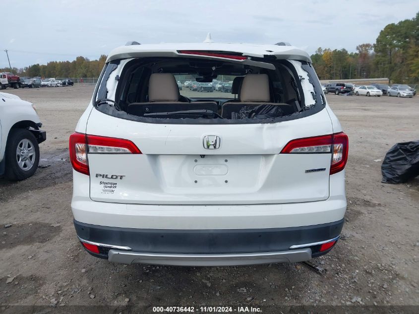 2020 Honda Pilot 2Wd Touring 7 Passenger VIN: 5FNYF5H63LB001074 Lot: 40736442