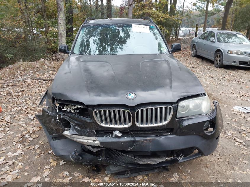 2008 BMW X3 3.0Si VIN: WBXPC93488WJ18947 Lot: 40736451