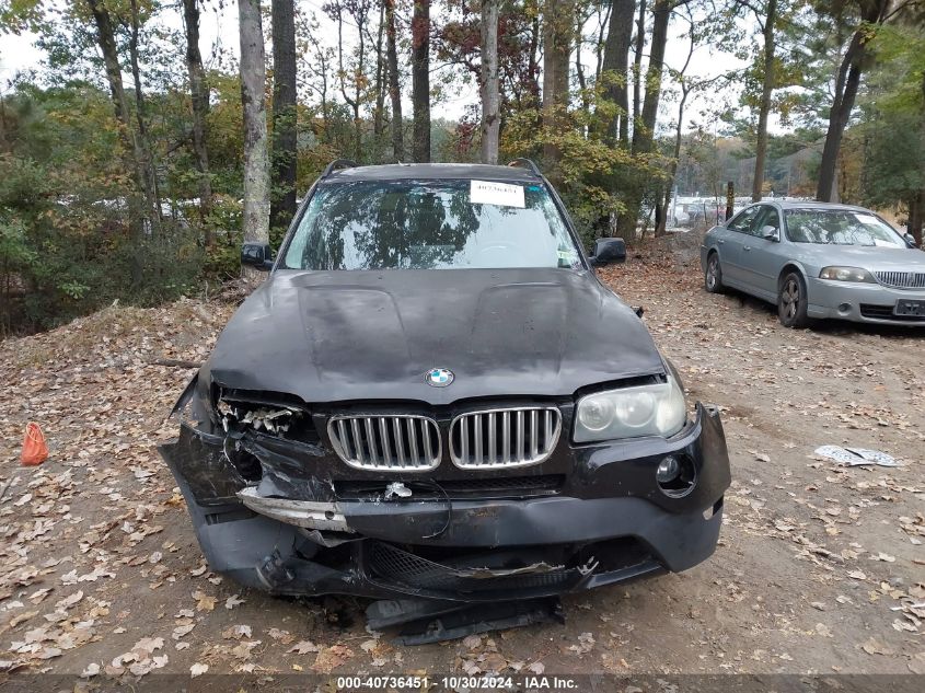 2008 BMW X3 3.0Si VIN: WBXPC93488WJ18947 Lot: 40736451