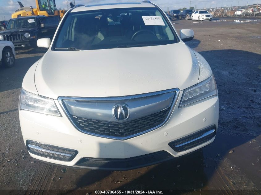 VIN 5FRYD4H9XGB056362 2016 ACURA MDX no.12