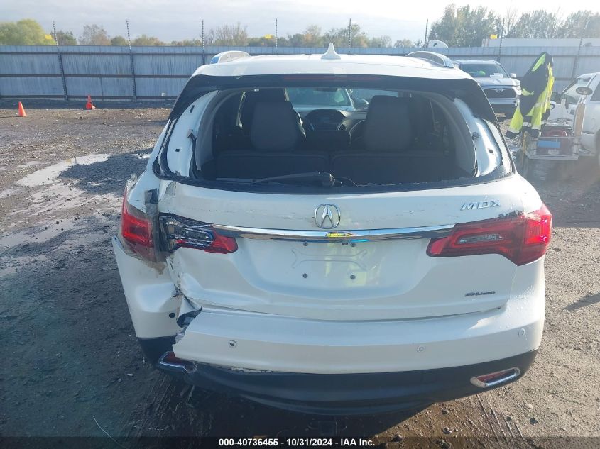 VIN 5FRYD4H9XGB056362 2016 ACURA MDX no.16