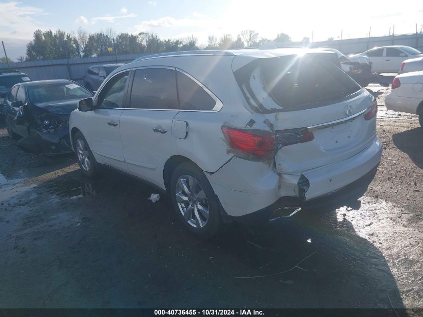 VIN 5FRYD4H9XGB056362 2016 ACURA MDX no.3