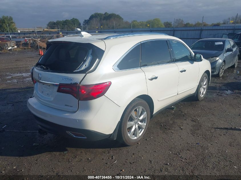 VIN 5FRYD4H9XGB056362 2016 ACURA MDX no.4