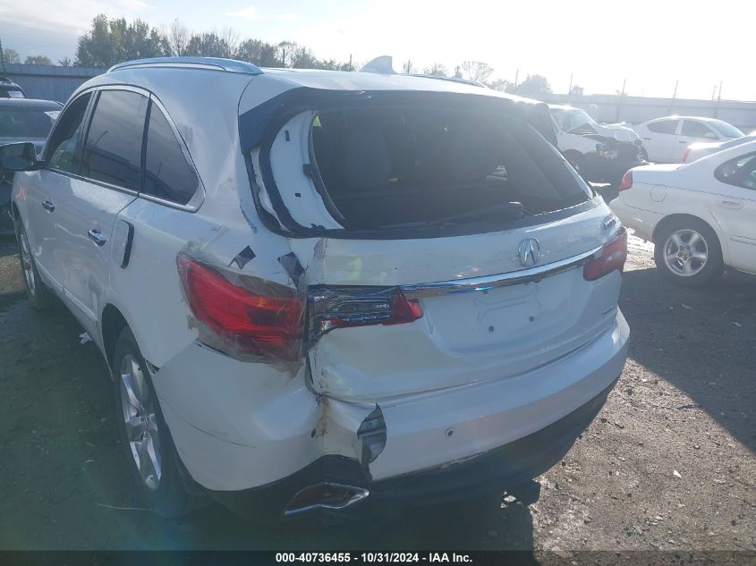 VIN 5FRYD4H9XGB056362 2016 ACURA MDX no.6