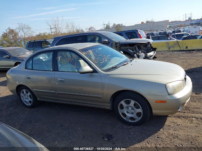 2002 Hyundai Elantra Gls VIN: KMHDN45D82U255251 Lot: 40736527