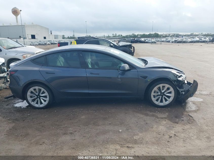 2021 Tesla Model 3 Standard Range Plus Rear-Wheel Drive VIN: 5YJ3E1EAXMF921851 Lot: 40736531